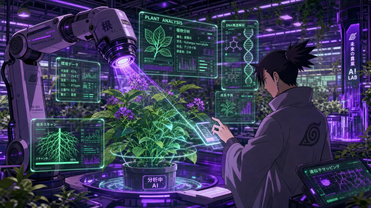 高清3D动漫AI识别10000种植物 - 植物视频展示